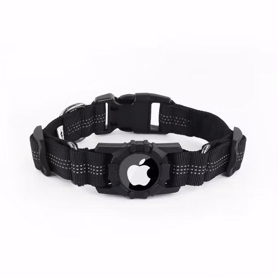 Pet High Quality Airtag Reflective Adjustable Nylon Custom Dog Collar Airtag Dog Collars Accessories Luxury