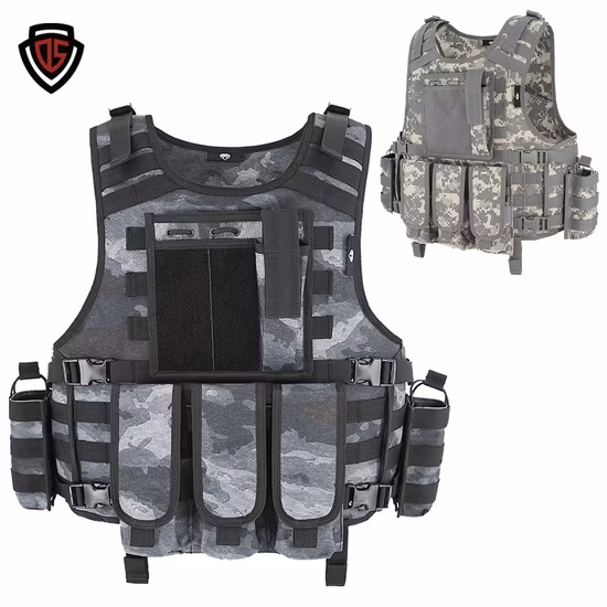 Double Safe Plate Carrier Air Soft Black Tactical Bulletproof Vest