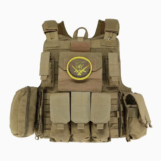 Double Safe Plate Carrier Air Soft Black Tactical Bulletproof Vest