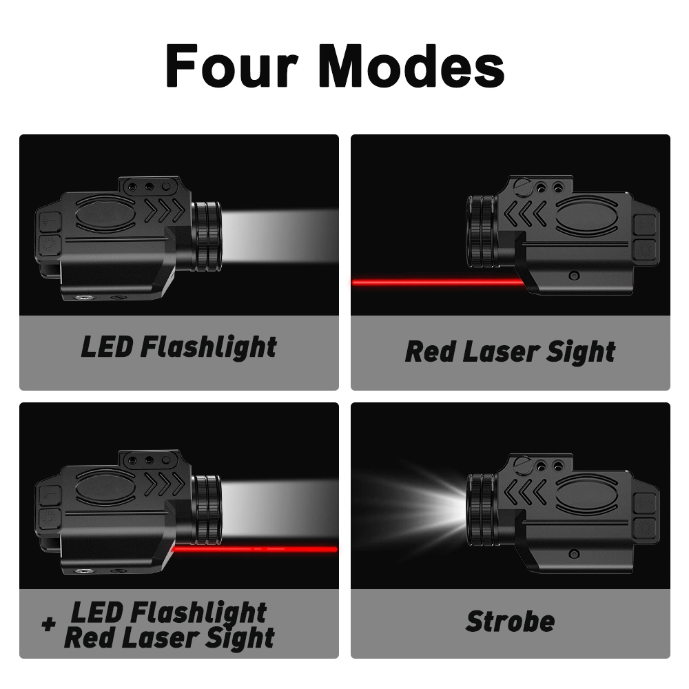 Weapon Gun Flashlight Red DOT Laser Sight Scope 20mm Weaver Picatinny Rail Tactical Hunting Laser Sight Scope Hunting Accessories