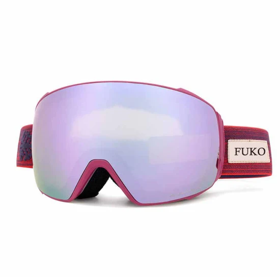 Óculos de esqui de proteção personalizados para esportes de inverno por atacado para esqui neve snowboard