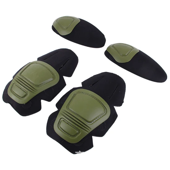 Protetor tático de roupa de sapo de inserção rápida joelheiras e cotoveleiras equipamento de proteção
