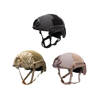 Capacete balístico militar Nij Iiia modelo rápido capacete à prova de balas aramida